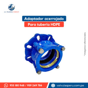Adaptador acerrojado para tubería HDPE