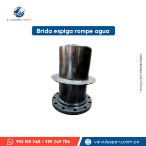 Brida espiga rompe agua