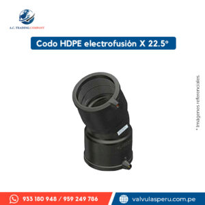 Codo 22.5° HDPE Electrofusión