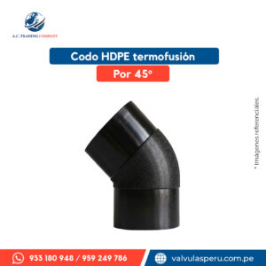 Codo 45° HDPE termofusión