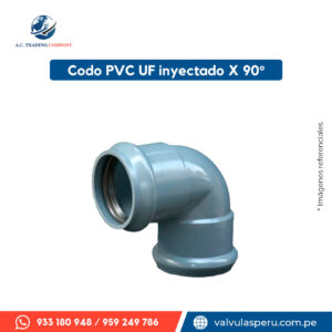 Codo 90° PVC UF inyectado