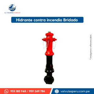 Hidrante contra incendio bridado