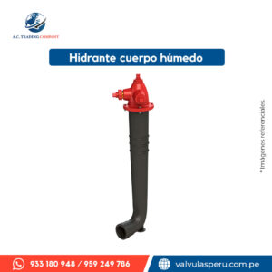 Hidrante cuerpo húmedo