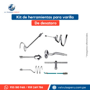 Kit de herramientas para varilla de desatoro