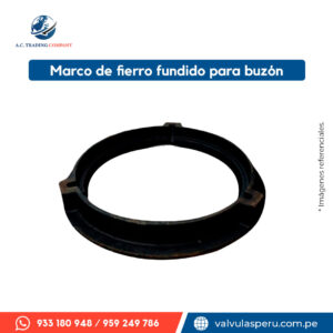 Marco fierro fundido buzón