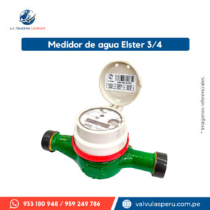 Medidor de agua Elster 3/4