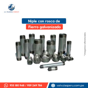 Niple con rosca FoGo