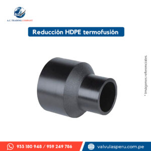 Reducción HDPE termofusión