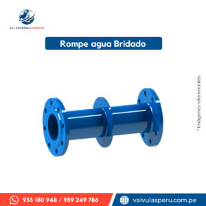 Rompe agua bridado