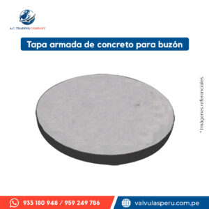 Tapa Armada de Concreto para Buzón