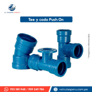 Tee y codo Push ON