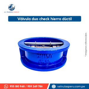 Válvula duo check
