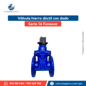 Válvula con dado serie 14 fumosac